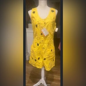 Vintage 80s Romper NWT